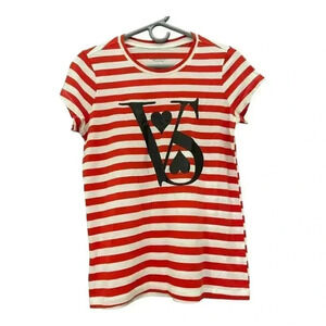Victoria’s Secret Women’s Small Red‎ and White Striped Tee